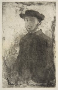 Edgar Degas: autorretrato de Edgar Degas