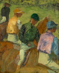 Quatro Jockeys de Edgar Degas