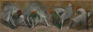 Frieze of Dancers, c. 1895 de Edgar Degas