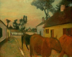 Regresso a casa do rebanho de Edgar Degas