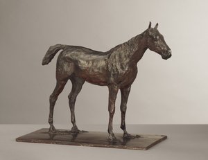 Pé de cavalo, modelado c.1870s, elenco 1919-21 de Edgar Degas