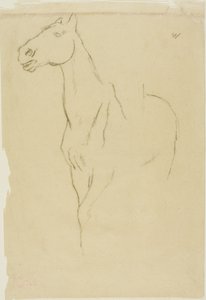 Cavalo transformado em três quartos de Edgar Degas