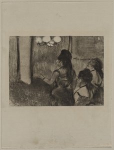 No salão de Edgar Degas