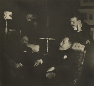 Jules Taschereau, Edgar Degas e Jacques-Emile Blanche, dezembro de 1895 de Edgar Degas