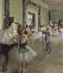 A aula de dança de Edgar Degas