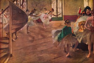 La Repetition, 1877 de Edgar Degas