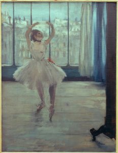 A dançarina no fotógrafo de Edgar Degas