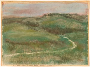 Paisagem de Edgar Degas
