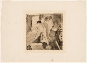 Sair do banho de Edgar Degas