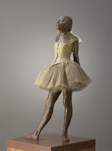 Dançarina com 14 anos, modelada em 1879 a 1881, lançada em 1919 a 21 de Edgar Degas