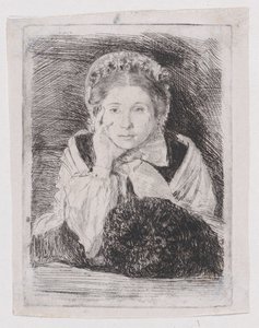 Marguerite De Gas, irmã do artista de Edgar Degas