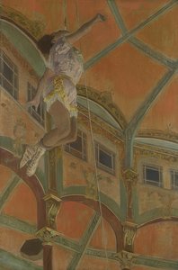 Miss La La no circo Fernando. 1879 de Edgar Degas