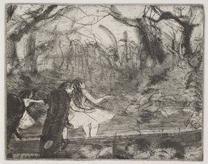 Em cena III de Edgar Degas