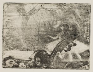 No Palco I de Edgar Degas