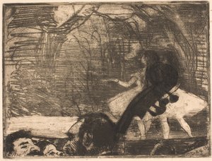 Em palco de Edgar Degas