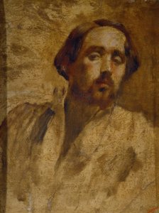 Retrato do artista em um jaleco de Edgar Degas
