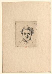 Retrato do irmão do artista (René Degas) de Edgar Degas