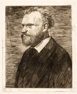 Retrato de Edouard Manet, pub. 1864 de Edgar Degas