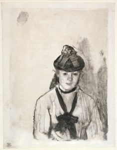Retrato de Ellen Andrée, c.1876 de Edgar Degas