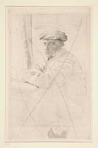 Retrato do Engraver Joseph Tourny de Edgar Degas