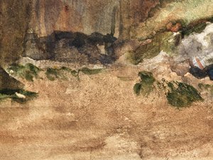 Rochas em Bagnoles-De-L "Orne de Edgar Degas
