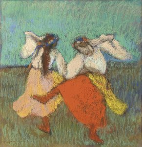 Dançarinos russos (Danseuses Russes). Por volta de 1899 de Edgar Degas