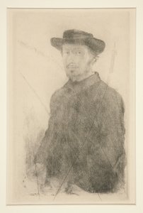 Auto-Retrato, 1857 de Edgar Degas