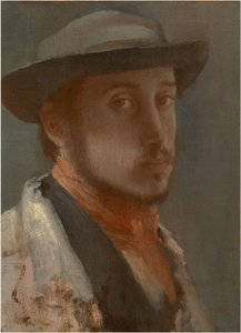 Auto-retrato, c. 1858 de Edgar Degas