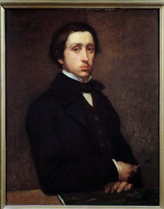 Auto-Retrato ou Degas em Retrato Pintura de Edgar Degas (1834-1917) 1855 Sol. 0,81x0,64 m Paris, musee d