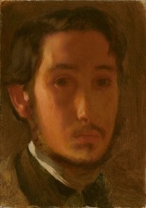 Autorretrato com colarinho branco de Edgar Degas