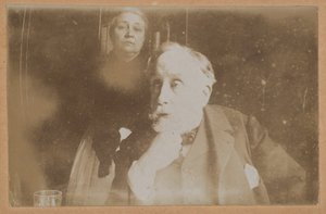 [Autorretrato com Zoé Closier] de Edgar Degas