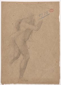 Estudo após uma gravura de Marcantonio Raimondi após Raphael, 