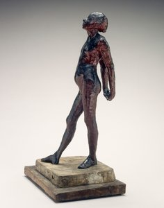 Estudo no Nu de Pequena Bailarina de Quatorze Anos de Nude Pequena Bailarina, c. 1878-1881. de Edgar Degas