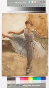 A bailarina, c.1876 (óleo sobre tela) de Edgar Degas
