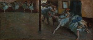 O ensaio de ballet de Edgar Degas