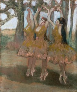A dança grega, c.1881 de Edgar Degas