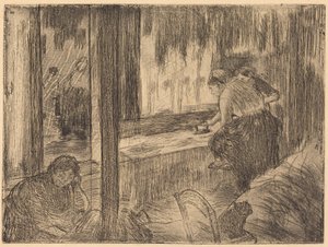 The Laundresses (As lavadeiras (A passagem a ferro)) de Edgar Degas