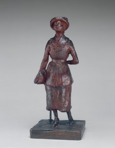 A estudante andando na rua, c. 18801881. de Edgar Degas