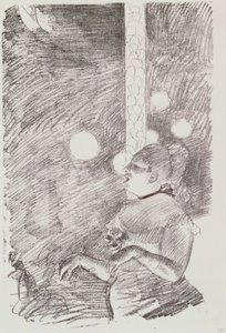 A Canção do Cão, 1876-77 de Edgar Degas