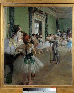 A aula de dança de Edgar Degas