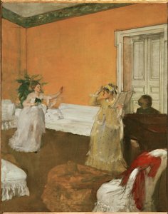 O ensaio da canção (óleo sobre tela) de Edgar Degas