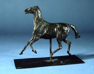 Cavalo trotando (bronze)