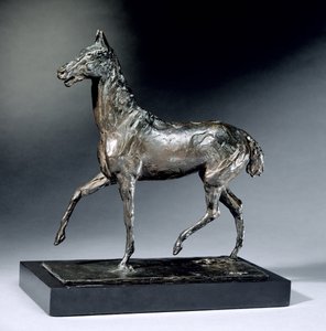 Cavalo trotando (bronze)