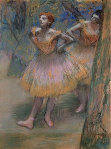 Dois dançarinos de Edgar Degas