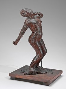 Mulher se alongando de Edgar Degas