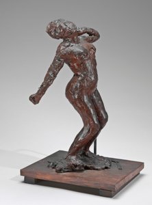 Mulher Alongamento, c. 18961911. de Edgar Degas