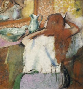Mulher no banheiro de Edgar Degas