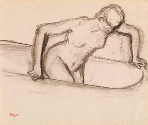 Mulher na banheira de Edgar Degas