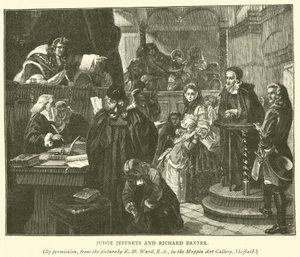Juiz Jeffreys e Richard Baxter de Edgar Melville Ward