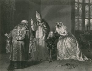 Rainha Elizabeth e o duque de York, rei Ricardo III